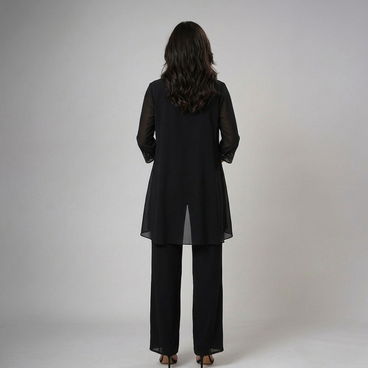 Bronte - Soft-Touch Three-Piece Pantsuit Set