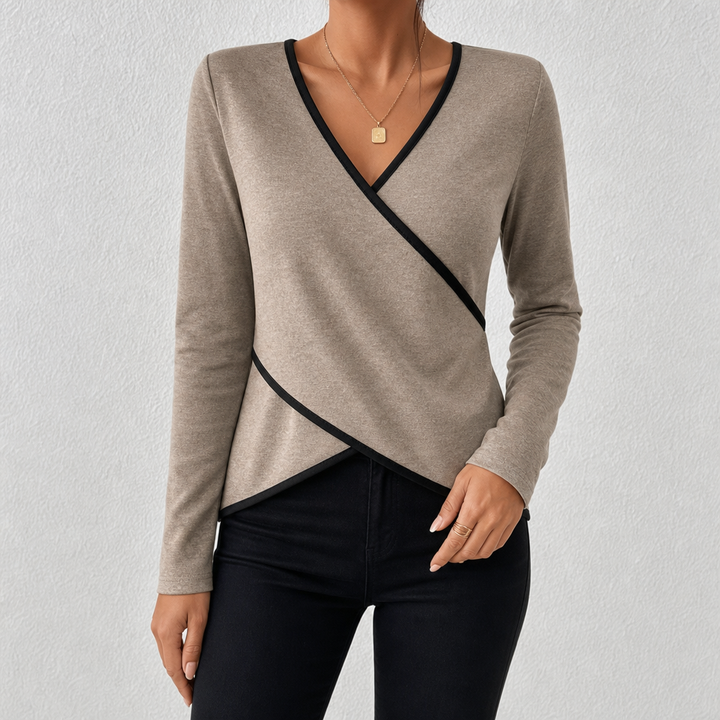 Arceline - Soft-Touch V-Neck Sweater