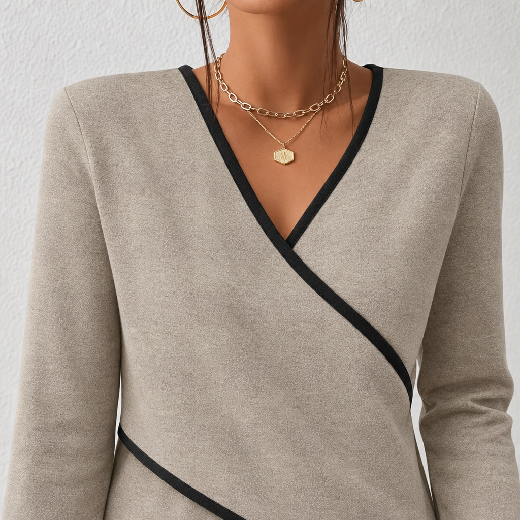 Arceline - Soft-Touch V-Neck Sweater