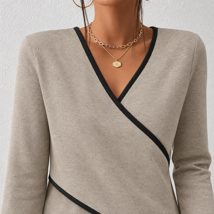 Arceline - Soft-Touch V-Neck Sweater