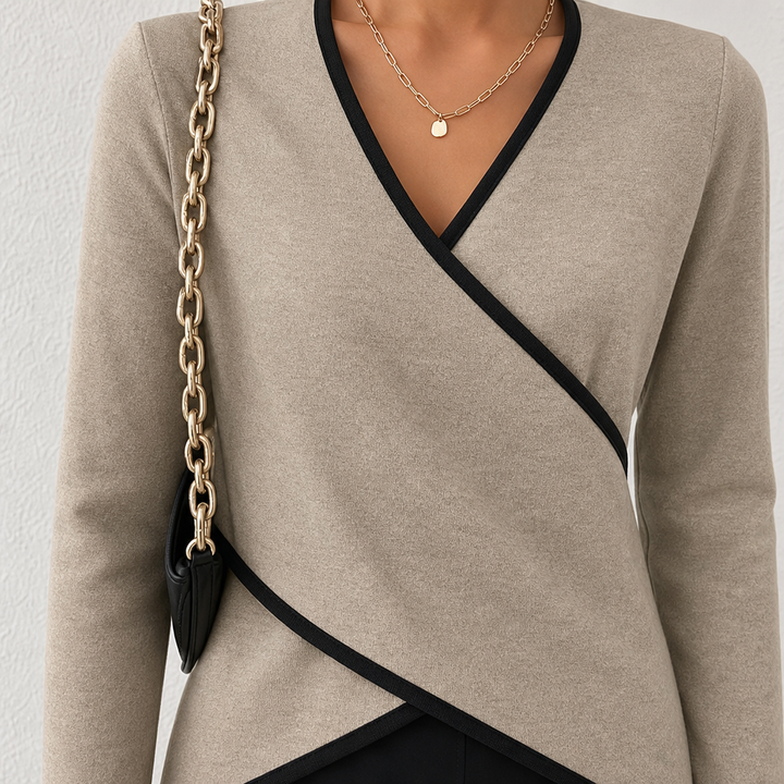Arceline - Soft-Touch V-Neck Sweater