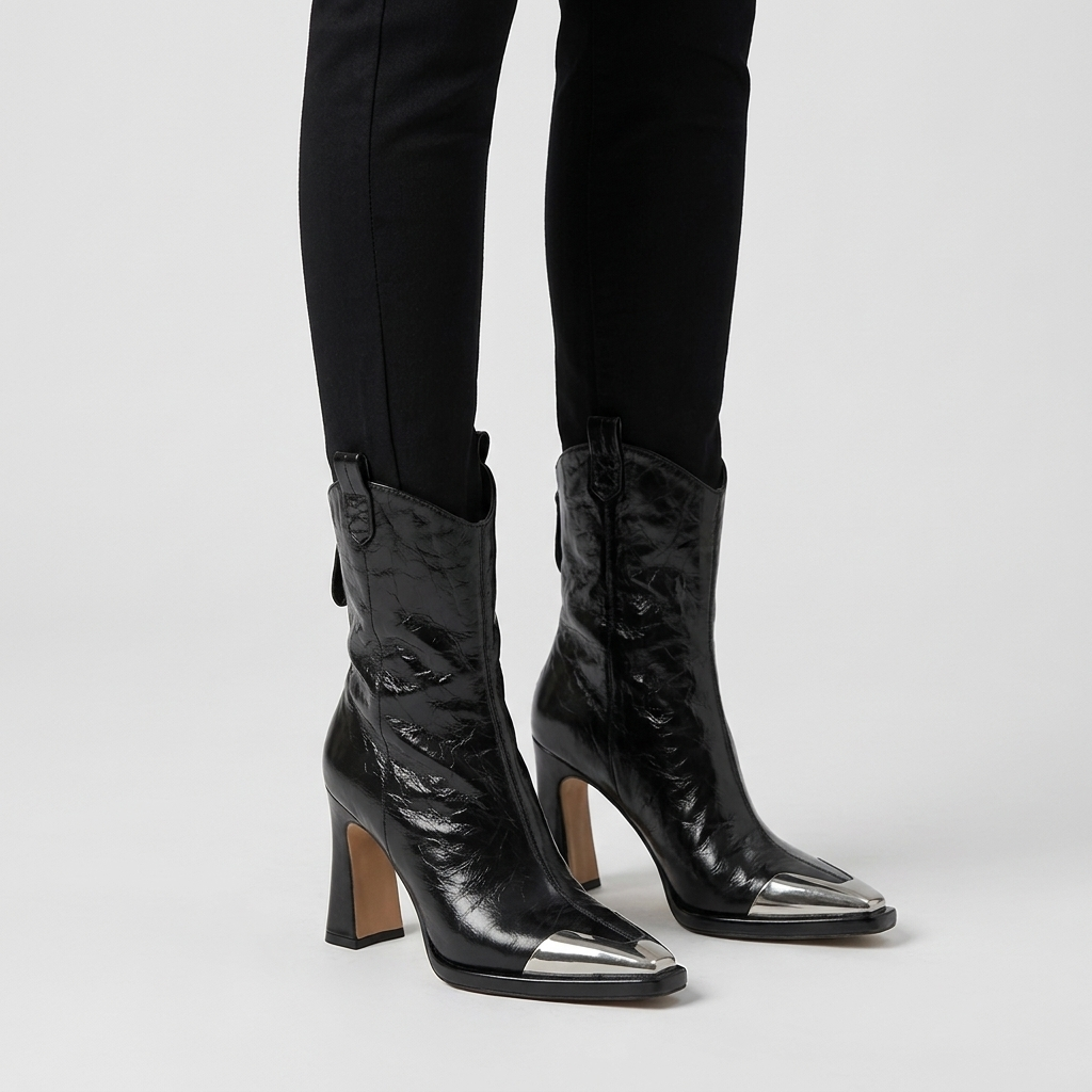 Esmira - Polished Ankle Boots