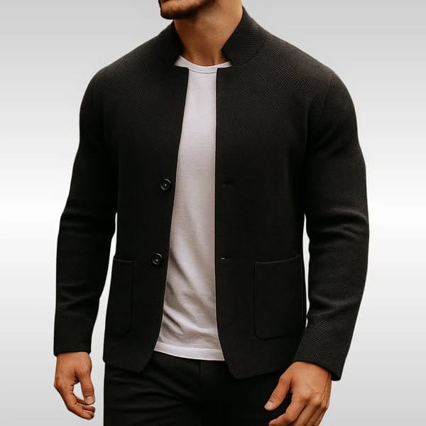 Corben - Textured Men's Knit Blazer
