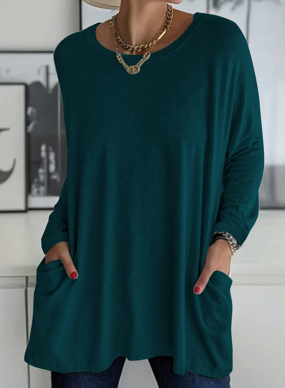 Orlanara - Stylish Casual Tunic Top