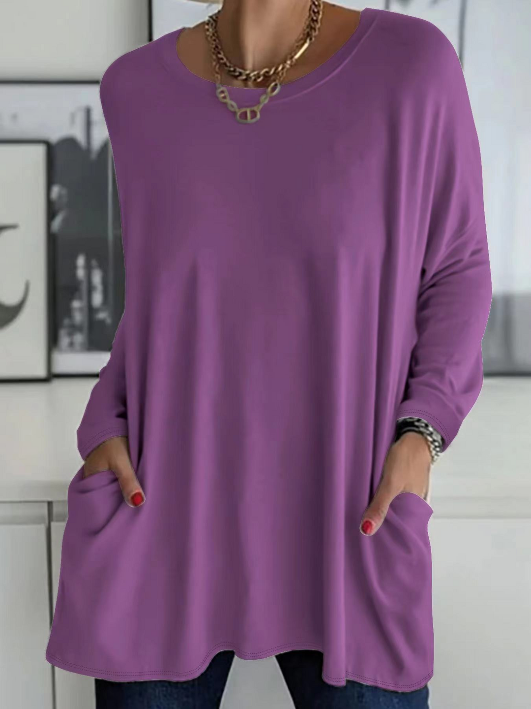 Orlanara - Stylish Casual Tunic Top