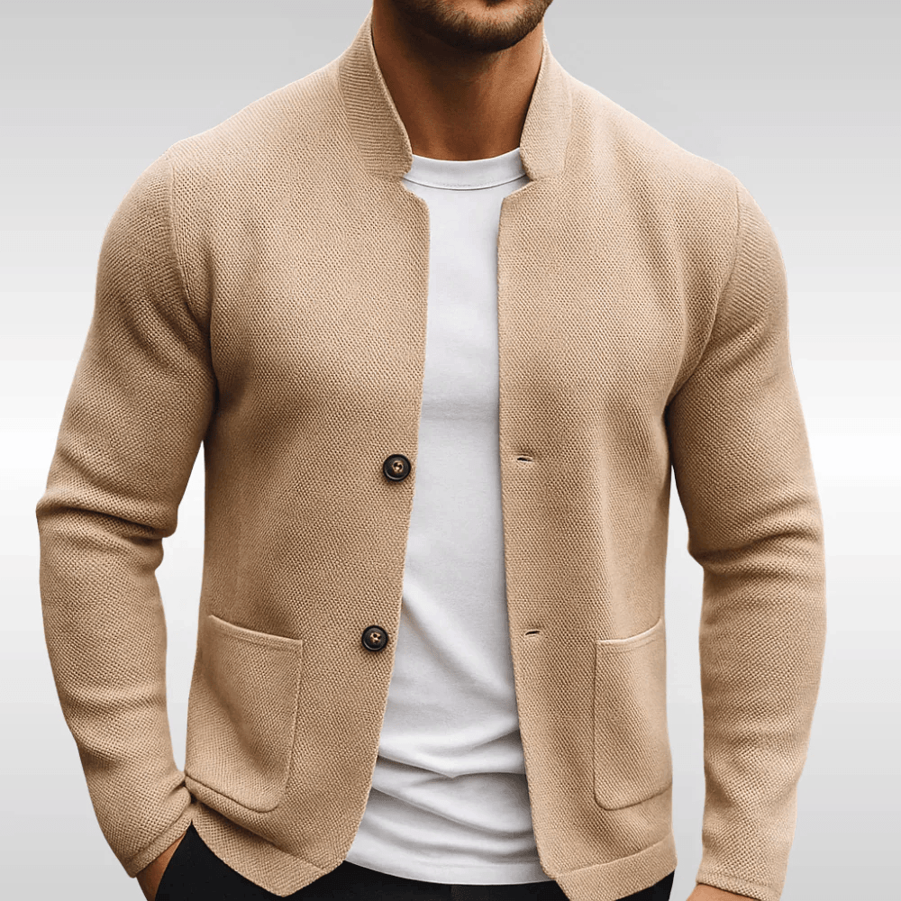 Corben - Textured Men's Knit Blazer