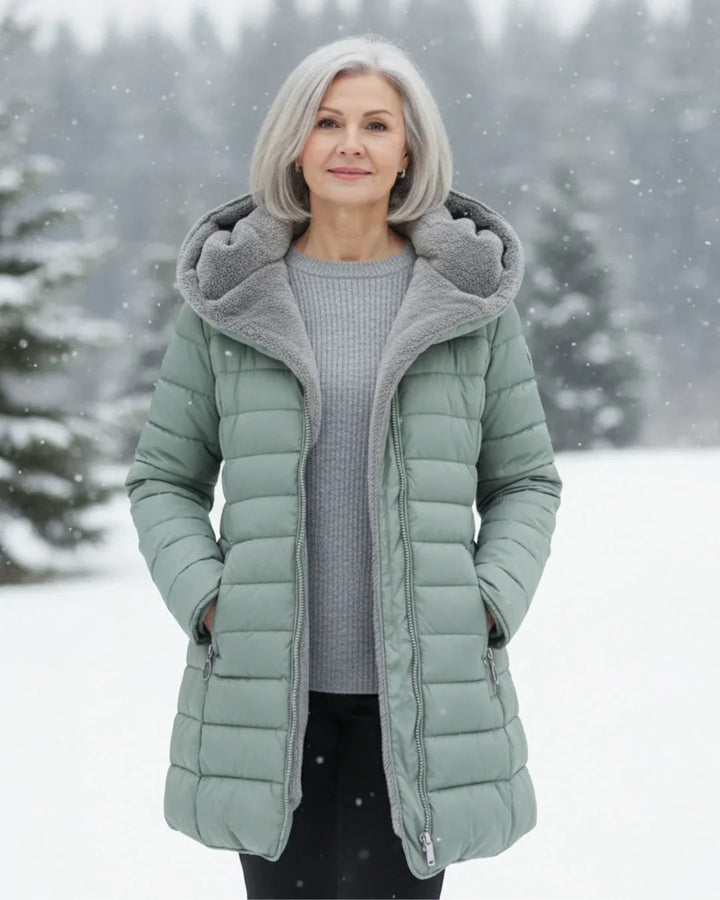 Leni - Warm Lined Hooded Puffer Coat