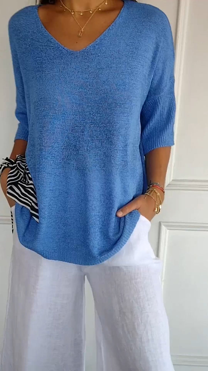 Urina - Soft-Touch V-Neck Top