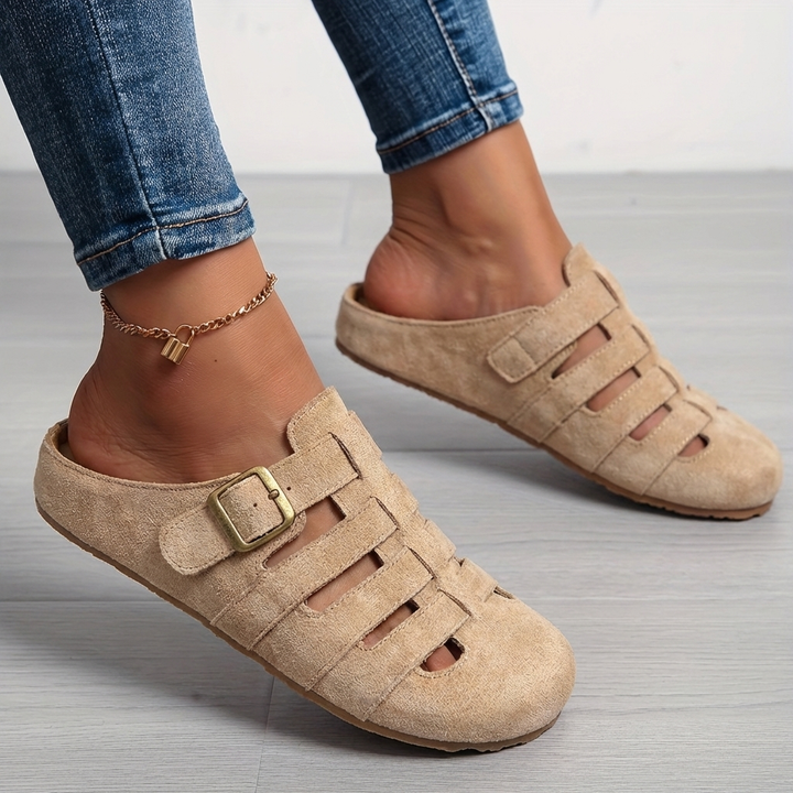 Elarae - Supportive Slip-On Mule Sandals