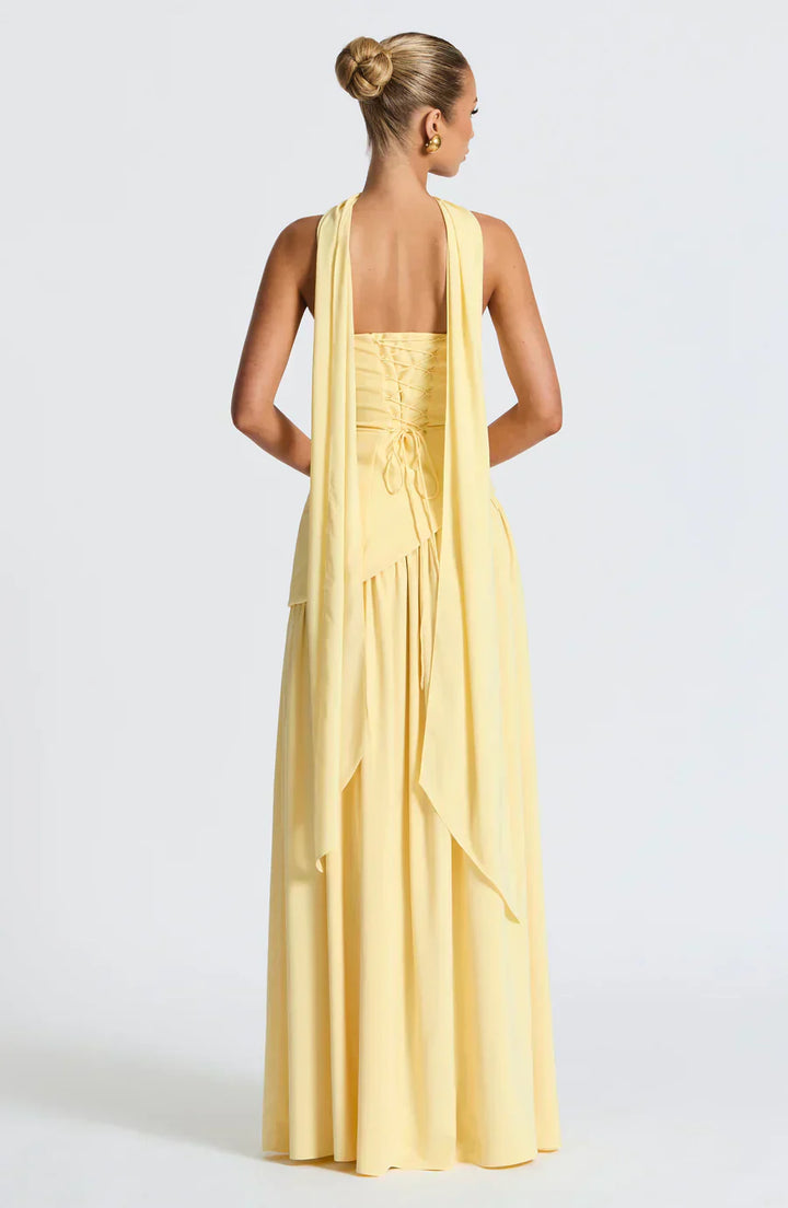 Rynellea - Elegant Strapless Evening Dress