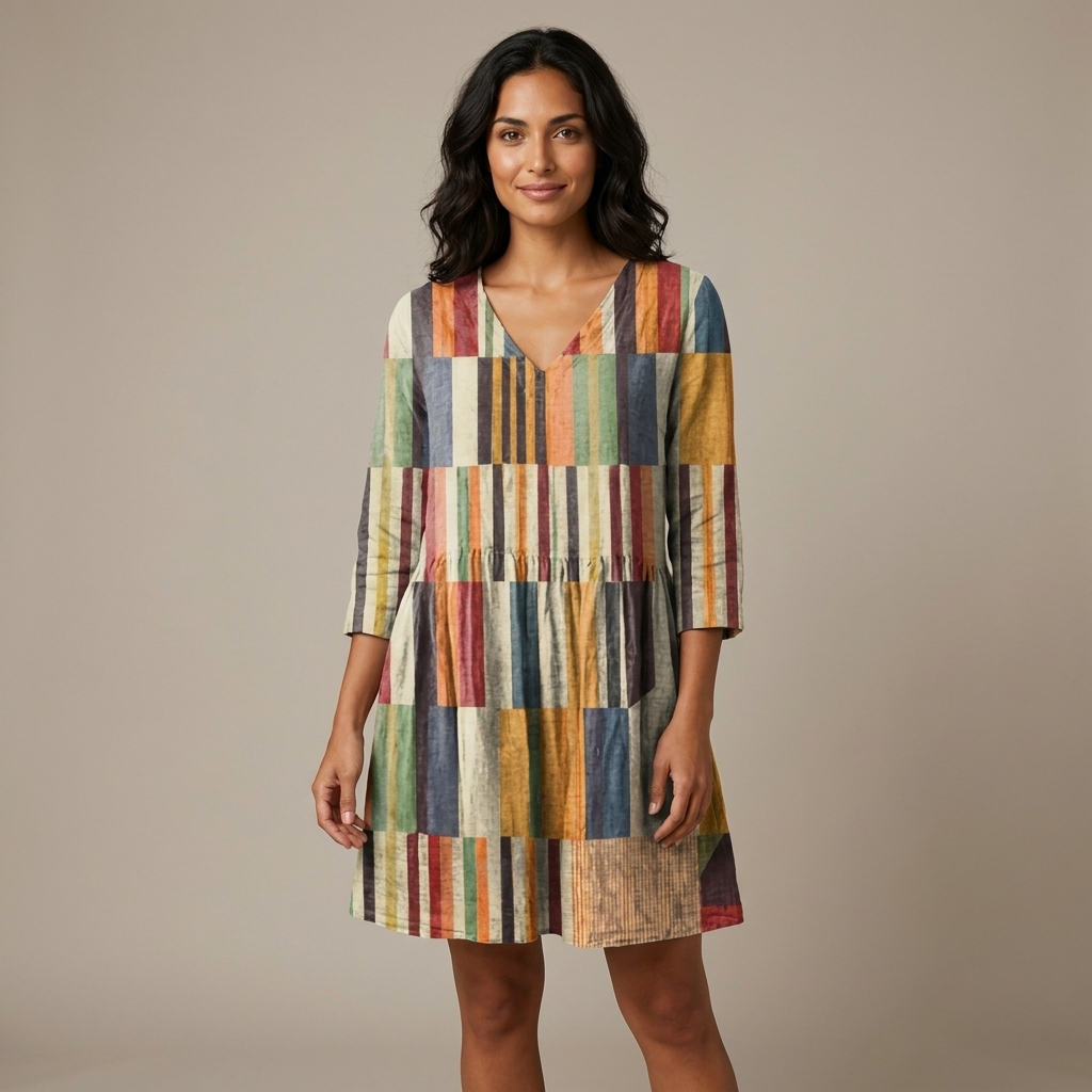 Vesperine - Draped V-Neck Blouse
