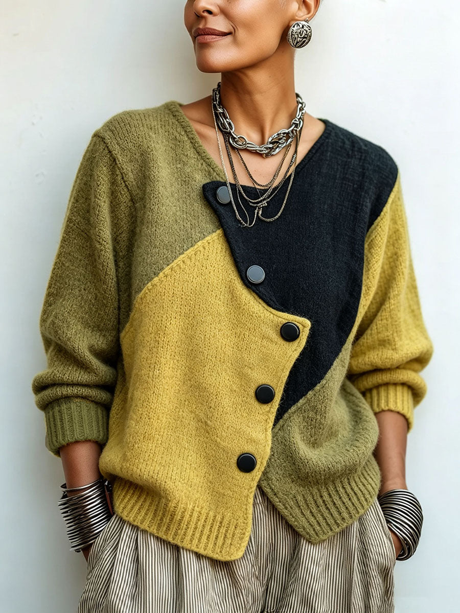 Olina - Structured Asymmetric Cardigan