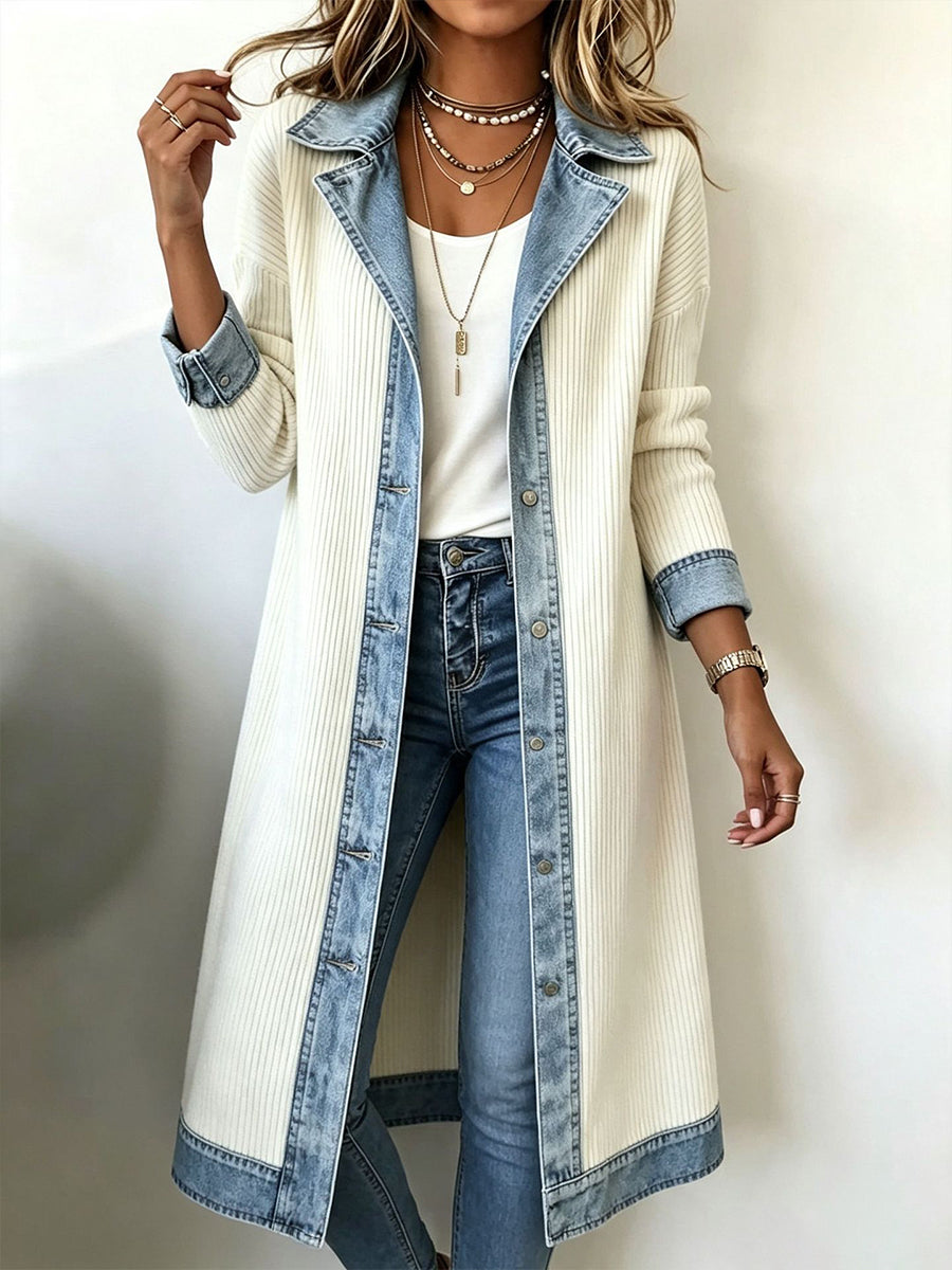 Odelia - Textured Long Cardigan