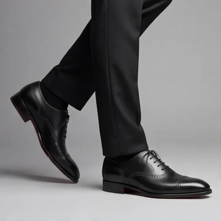 Arvid - Premium Cap-Toe Oxford Shoes