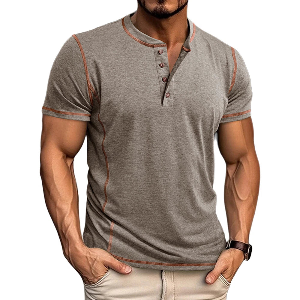 Bardwell - Soft-Touch Henley T-Shirt