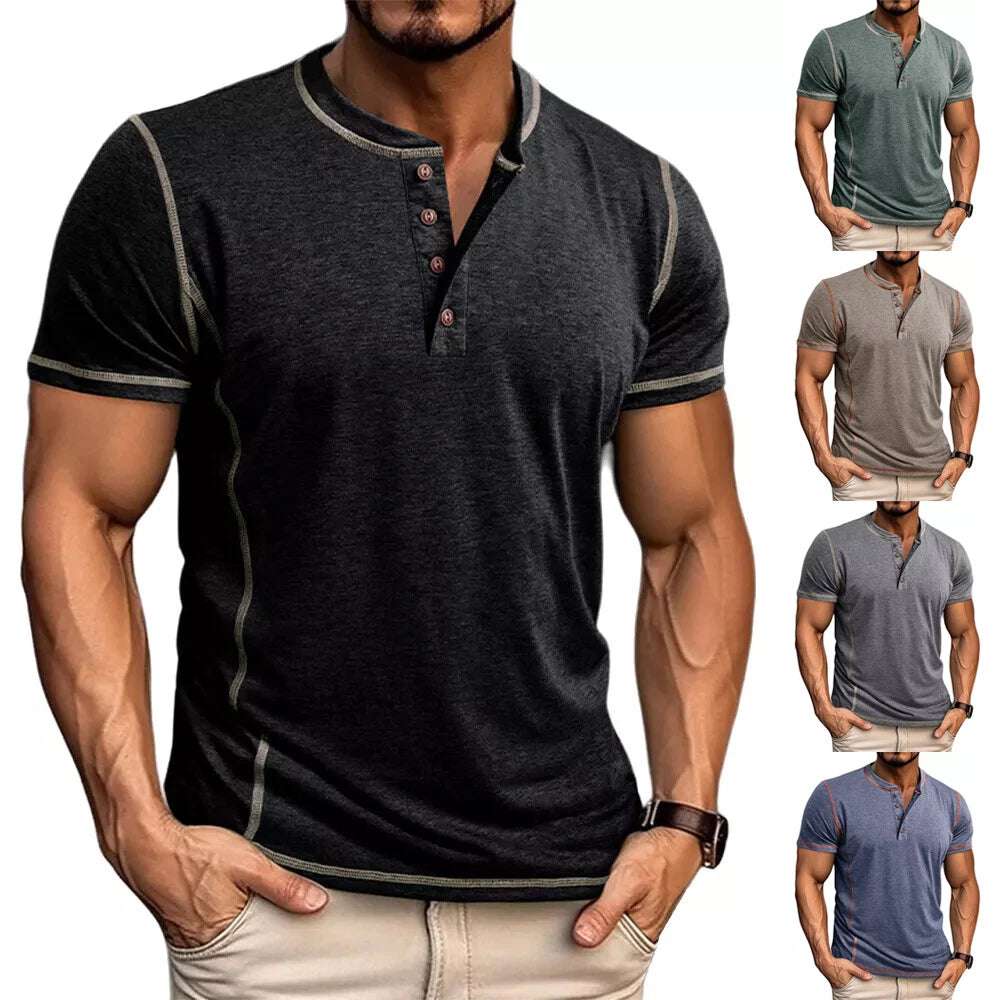 Bardwell - Soft-Touch Henley T-Shirt