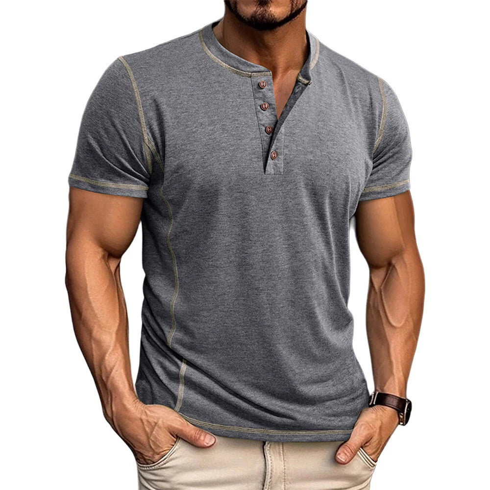 Bardwell - Soft-Touch Henley T-Shirt