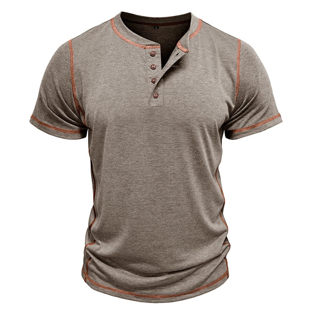 Bardwell - Soft-Touch Henley T-Shirt