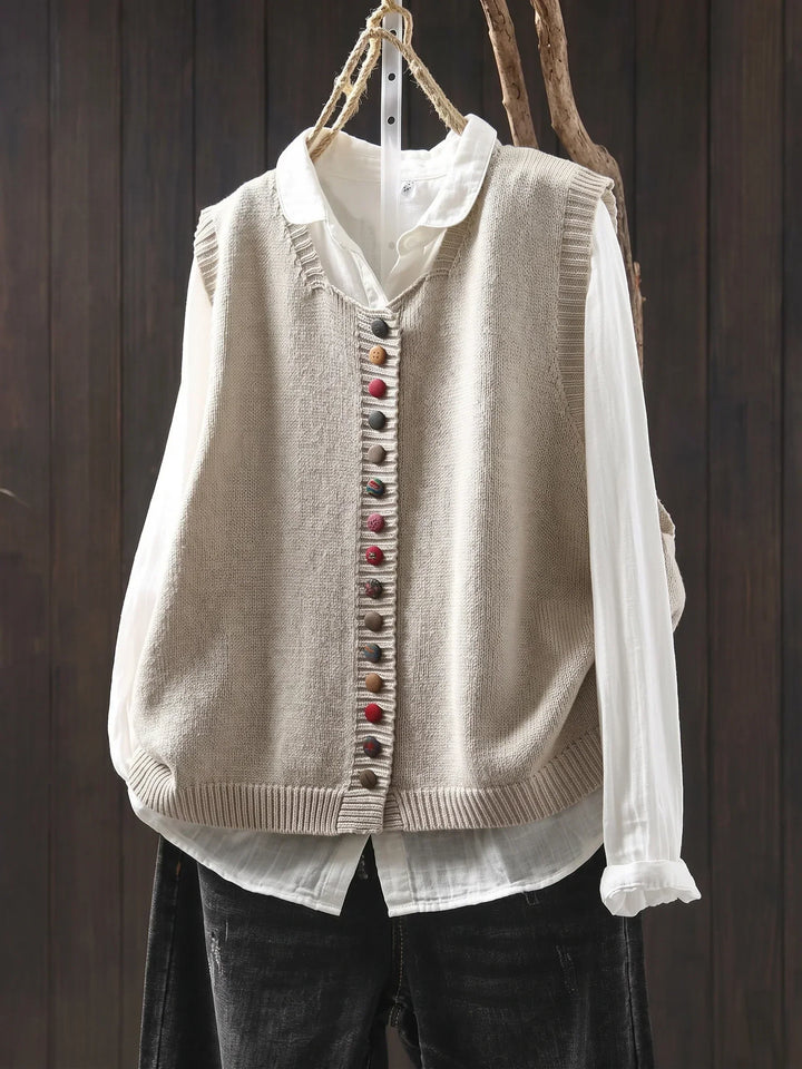 Meleri - Soft-Touch Knit Vest