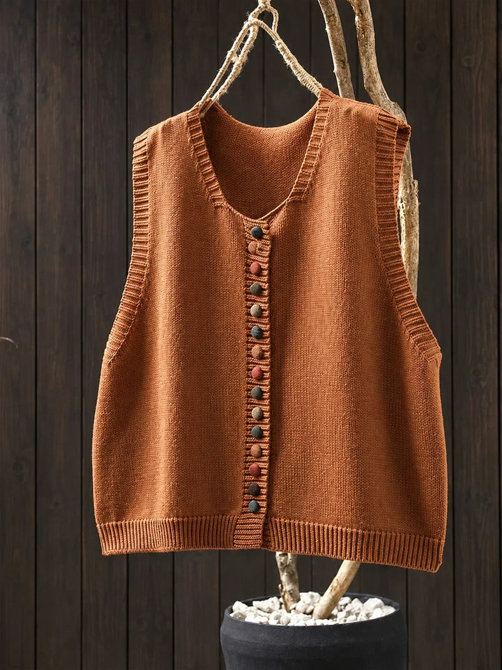 Meleri - Soft-Touch Knit Vest