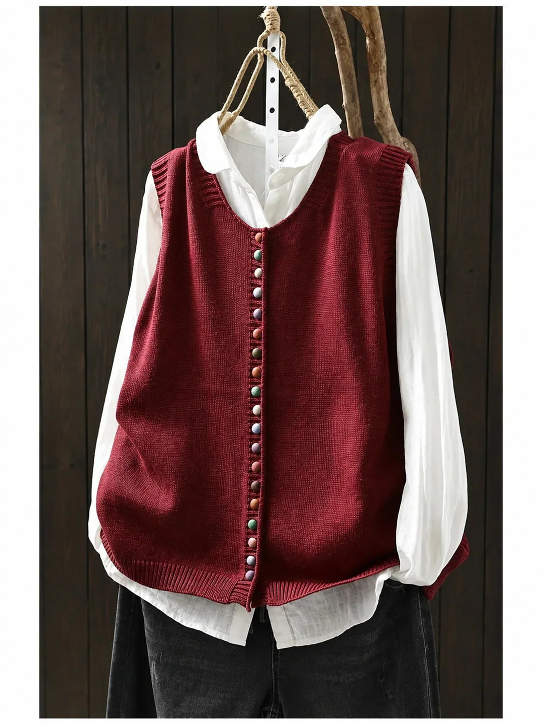 Meleri - Soft-Touch Knit Vest