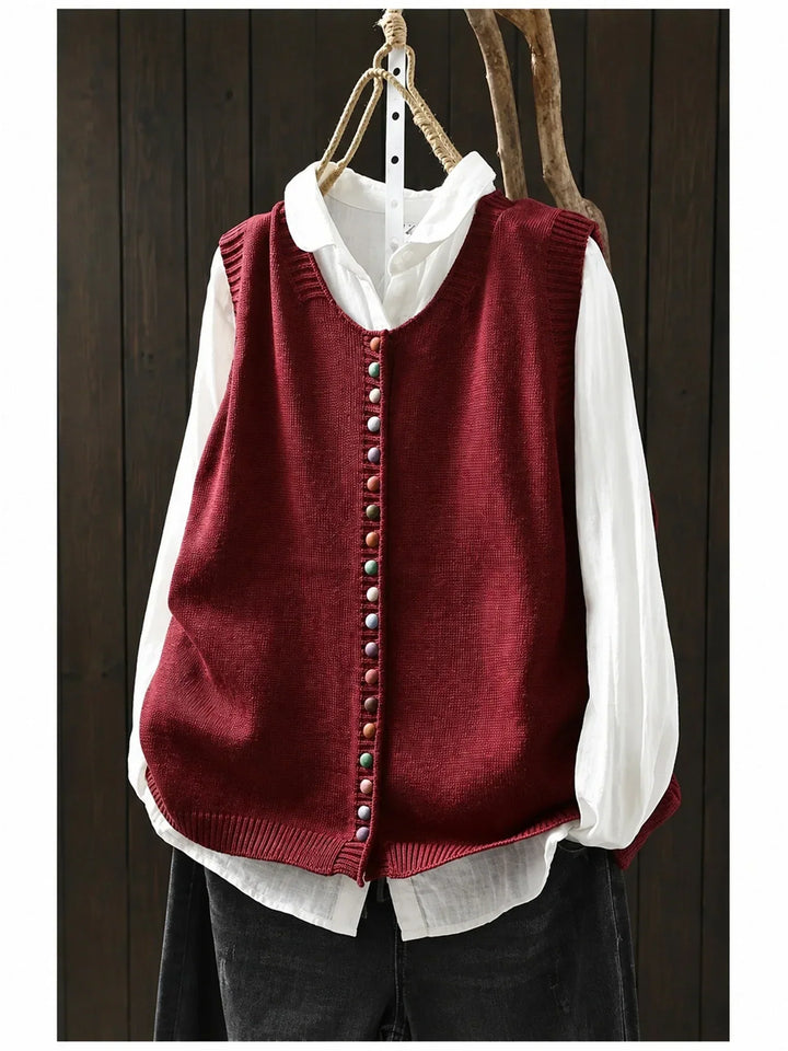 Meleri - Soft-Touch Knit Vest