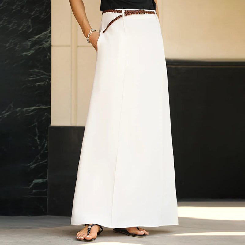 Sorellia - Soft-Touch A-Line Maxi Skirt