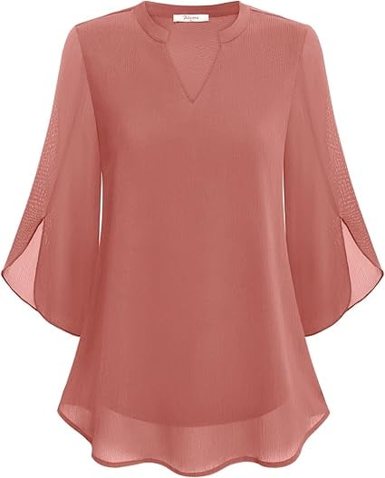 Zanyelle - Soft-Touch Layered Blouse