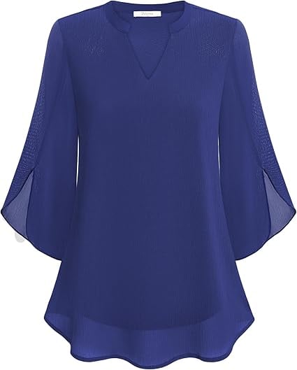 Zanyelle - Soft-Touch Layered Blouse