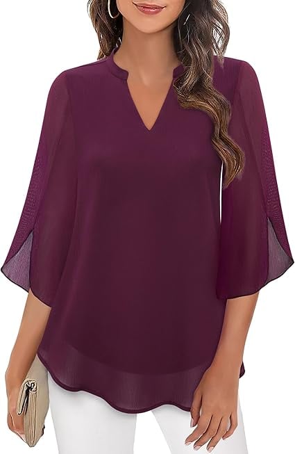 Zanyelle - Soft-Touch Layered Blouse