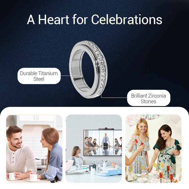 Valira - Elegant Crystal Band Ring