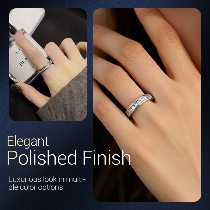 Valira - Elegant Crystal Band Ring