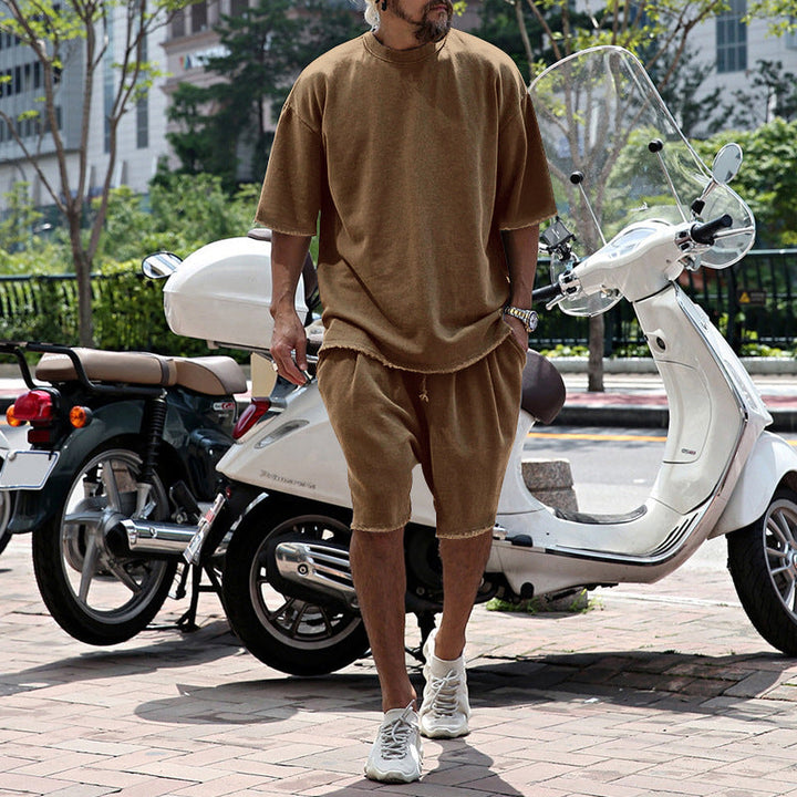 Eamon - Oversized Casual T-Shirt & Shorts Set
