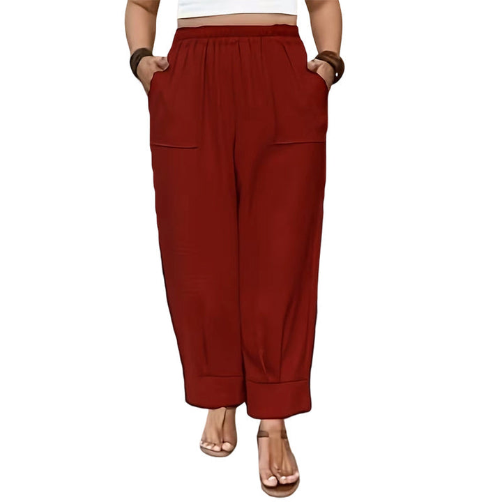 Perdita - Soft-Touch Wide-Leg Trousers