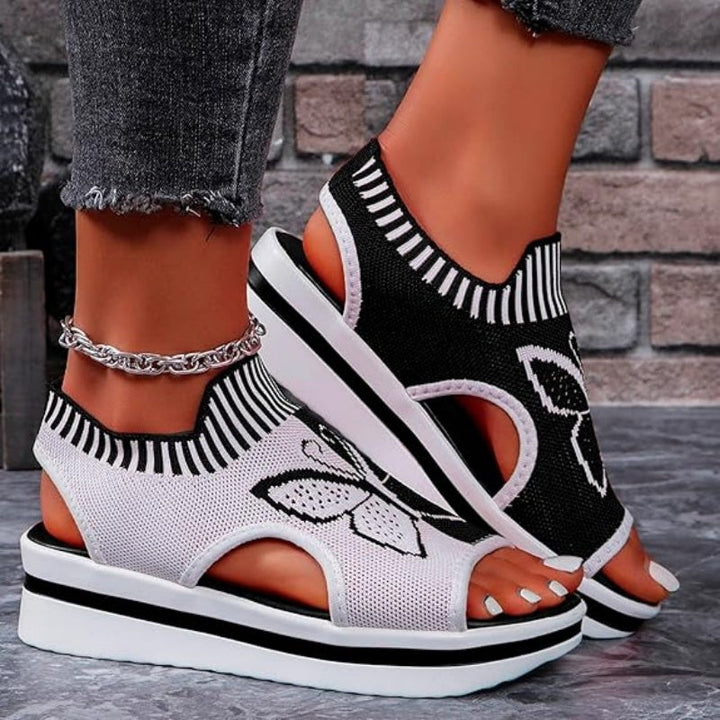 Valessia - Cushioned Platform Sandals
