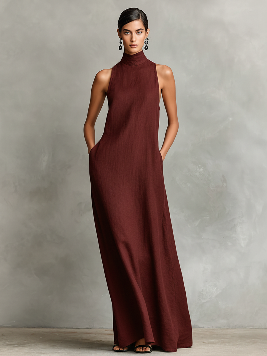 Tabitha - Premium Linen Maxi Dress