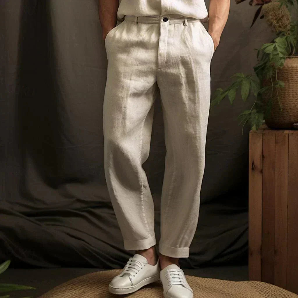 Yorick - Breathable Linen Drawstring Pants