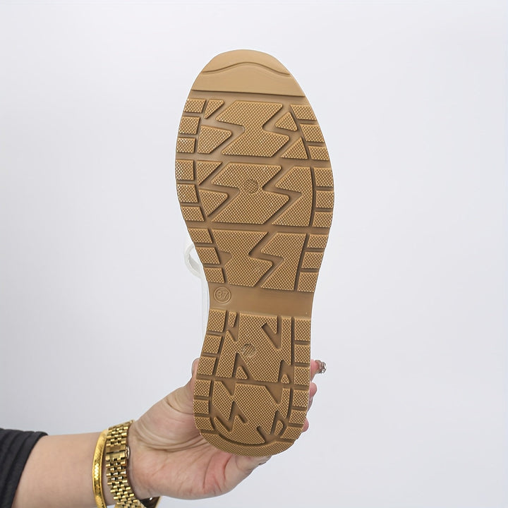 Novessia - Cut Out Platform Wedge Sandals