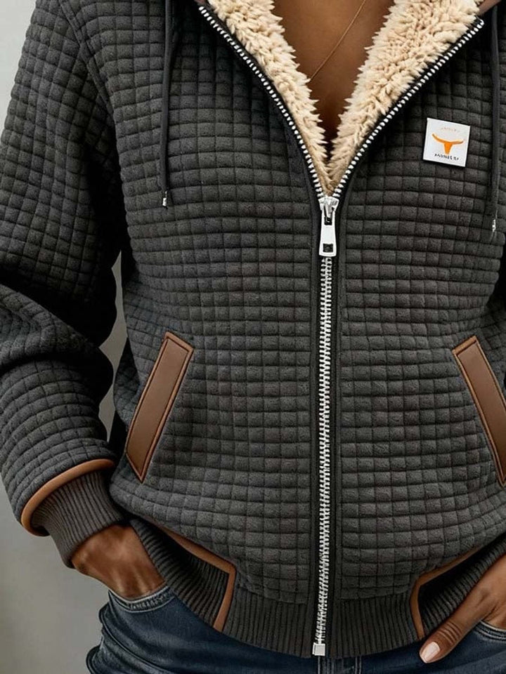Aisling - Quilted Hooded Jacket
